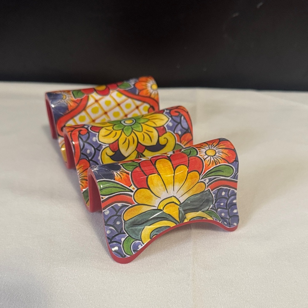 Colorful Floral Taco Holder